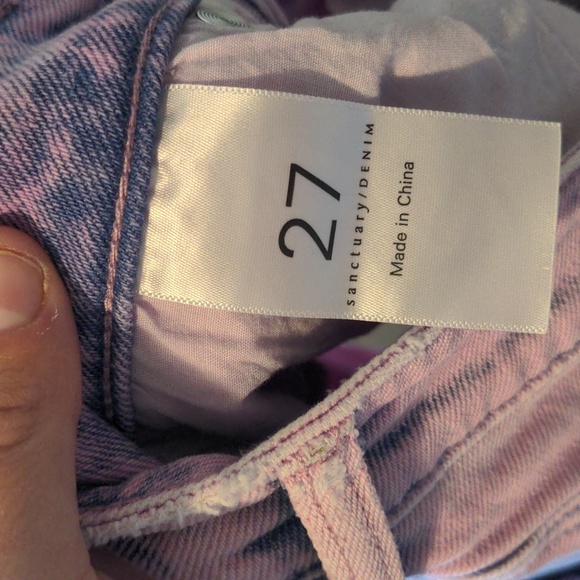 Sanctuary Purple Denim Shorts - Picture 6 of 6